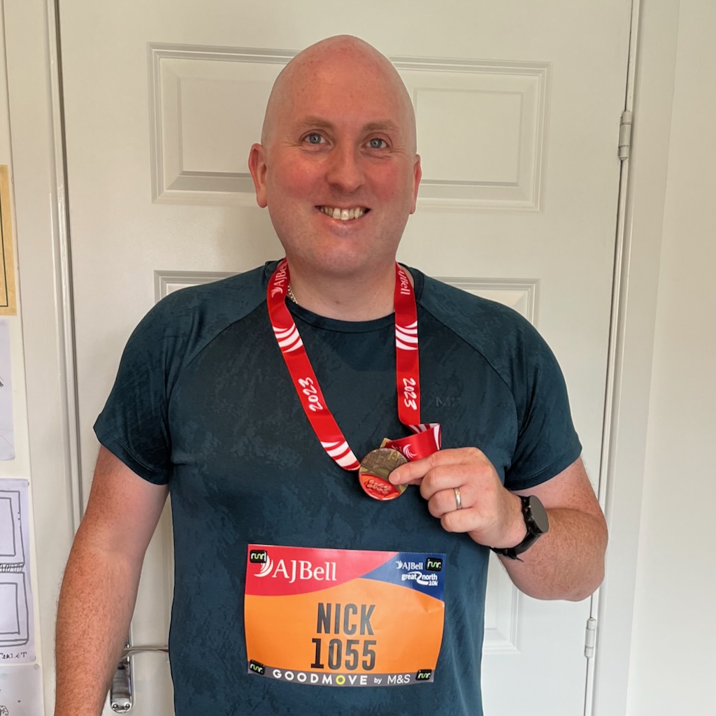 Great North 10K 2023 Medal